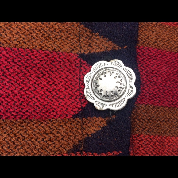 🌿Vintage 80’s Southwestern Tribal Concho Jacket - Picture 3 of 9